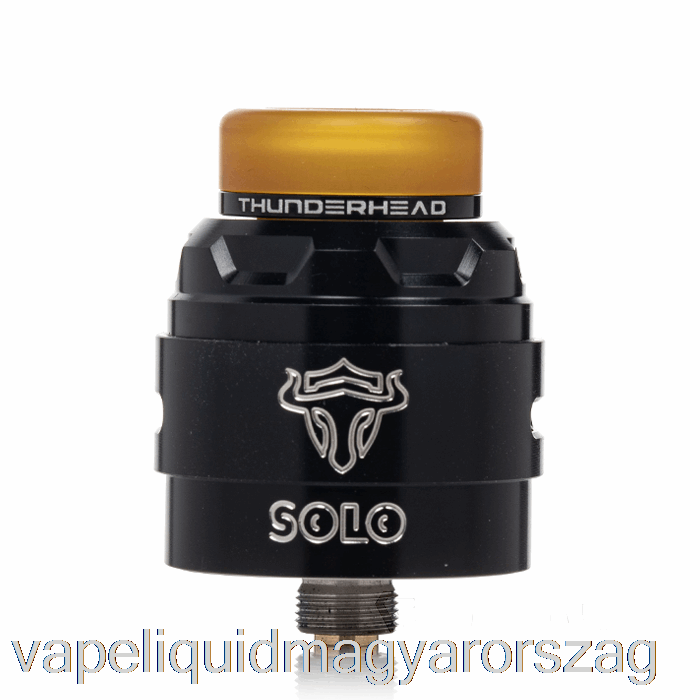 Thunderhead Alkotások Tauren Solo V1.5 24mm Rda Ezüst Fekete Vape E Cigi